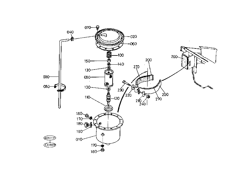 Power Steering Oil Tank W/O Cab