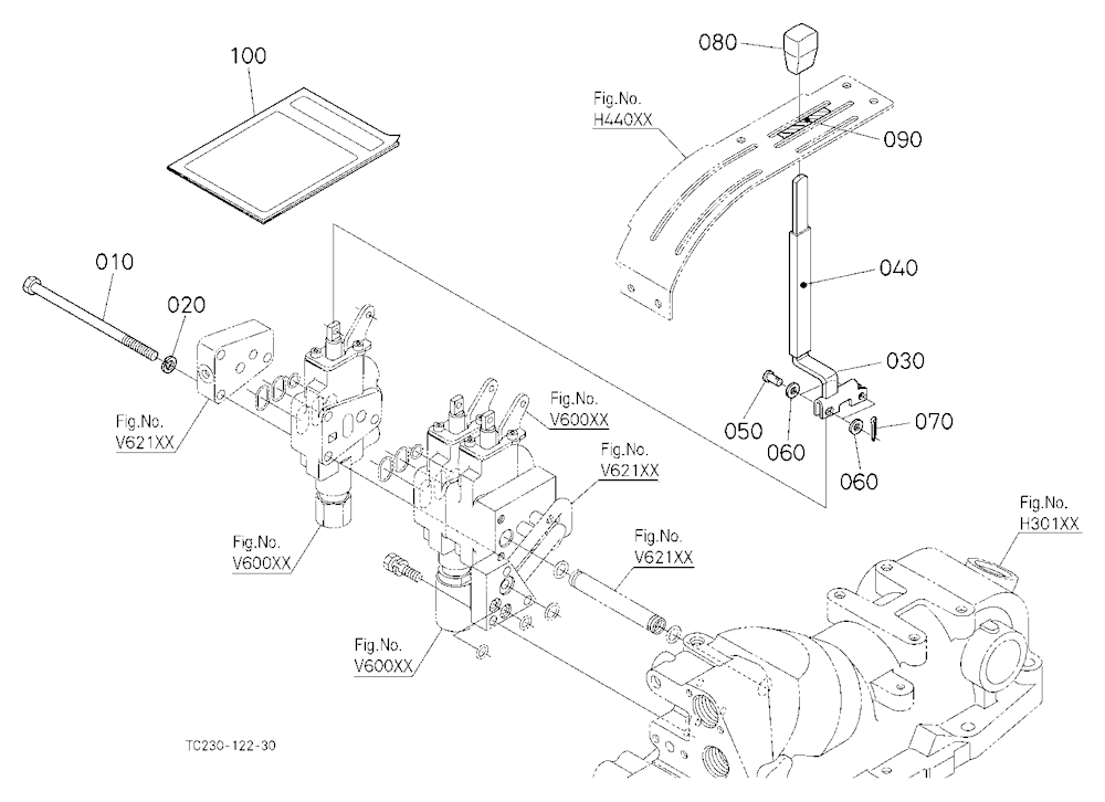 Auxiliary Control Valve Lever (3Rd) [New] [Option]