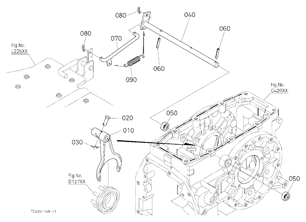 Differential Lock Shift Fork