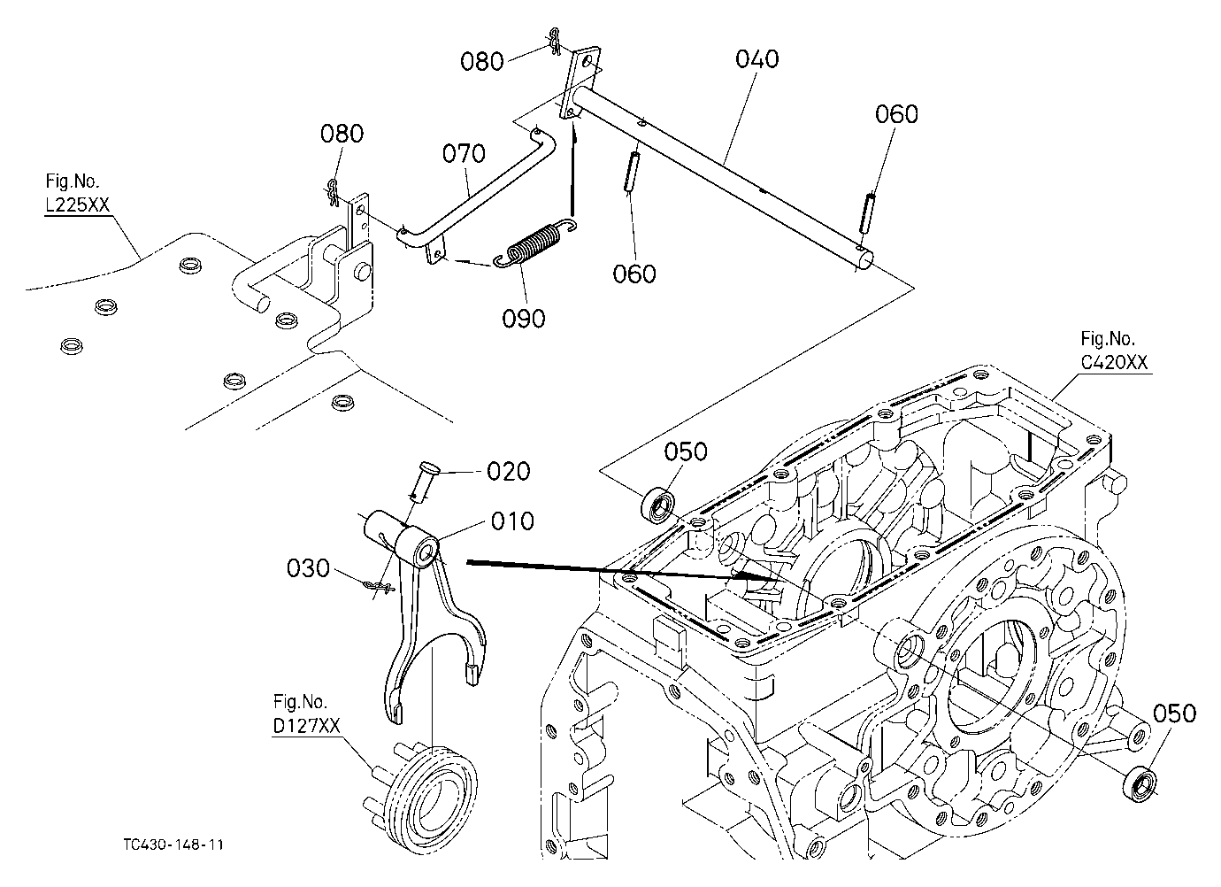 Differential Lock Shift Fork