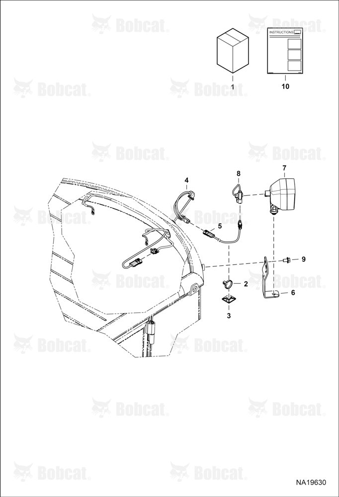 Worklight Kit (Cab)(Rear)