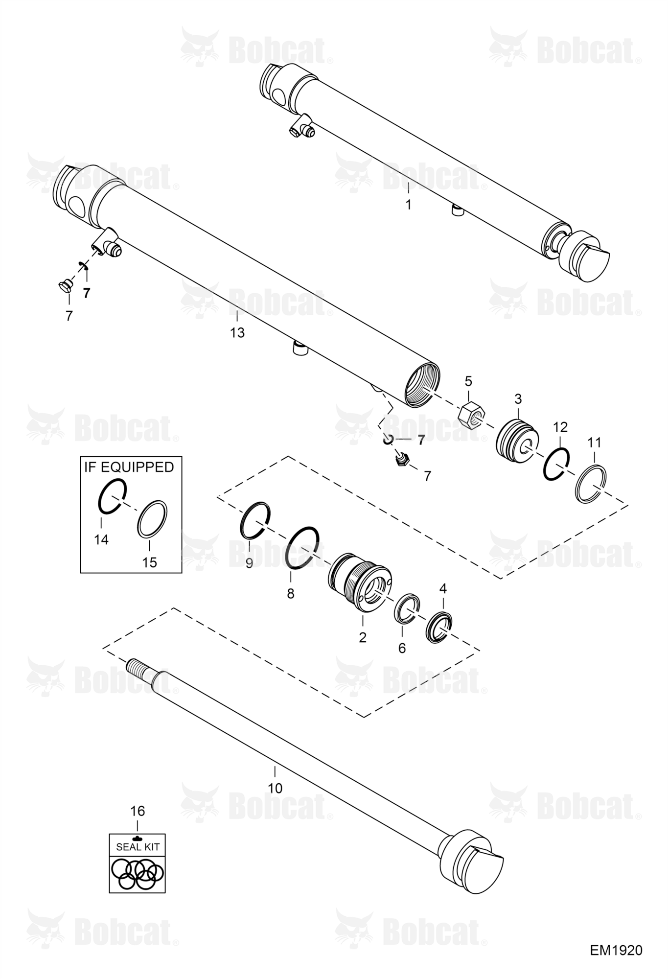 Track Expansion Cylinder