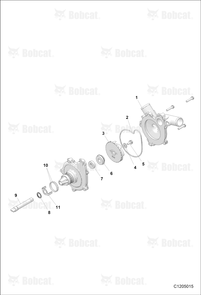 ENGINE, Waterpump Assembly