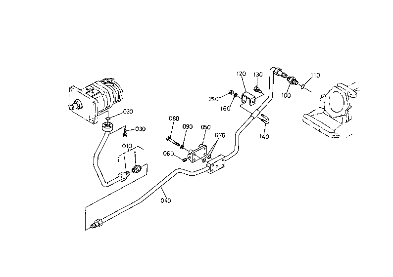 Hydraulic Oil Line (Delivery Manual Shuttle)