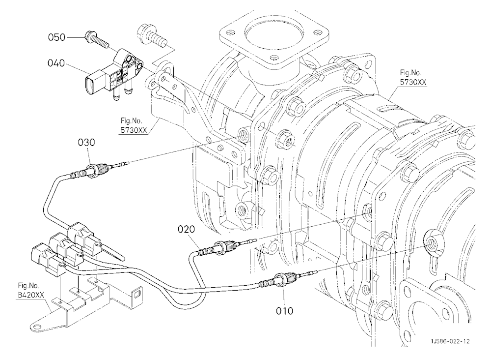 Diesel Particulate Filter Muffler Sensor