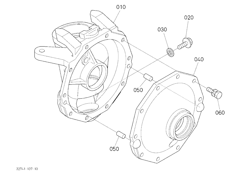 Front Axle Case Lh