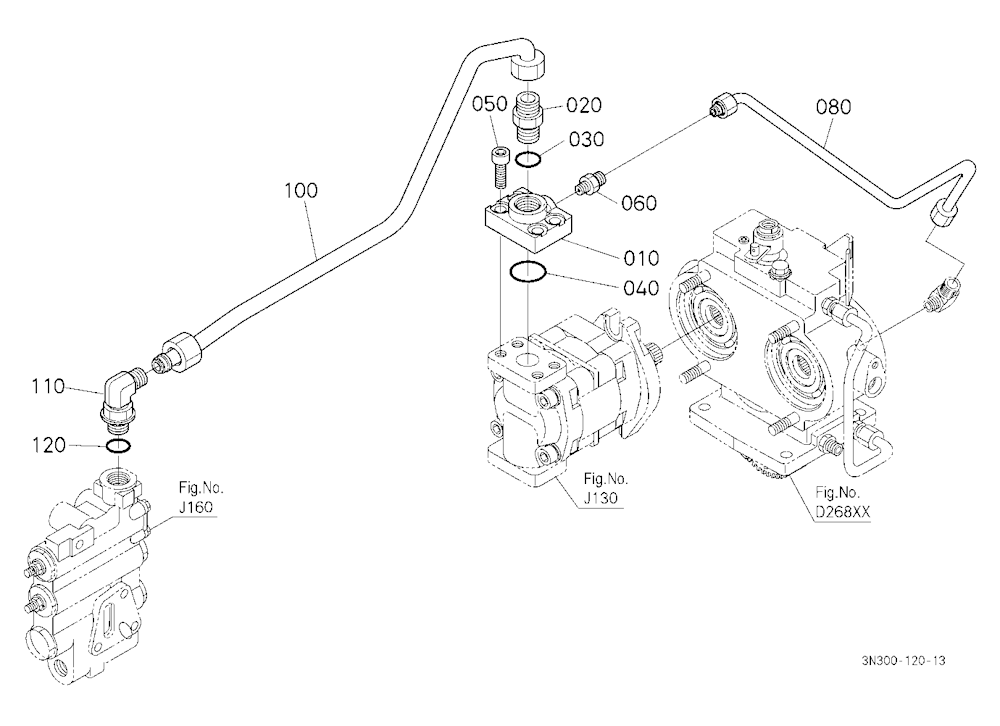 Hydraulic Oil Line [Previous Cab Type]