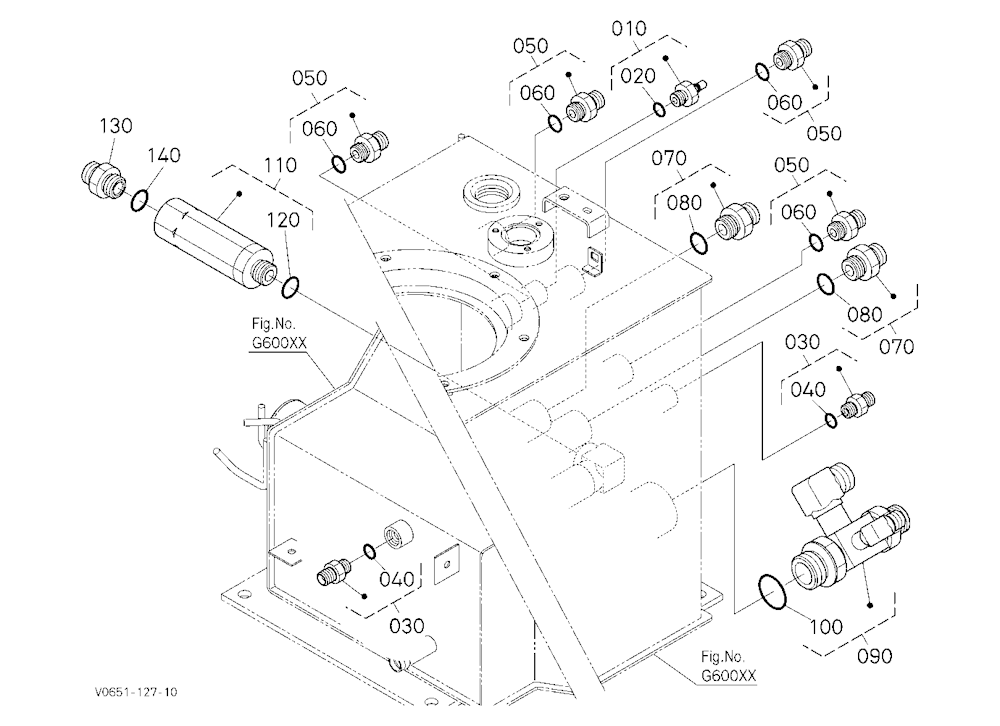 Oil Tank (Joint) [Hydraulic Hitch]