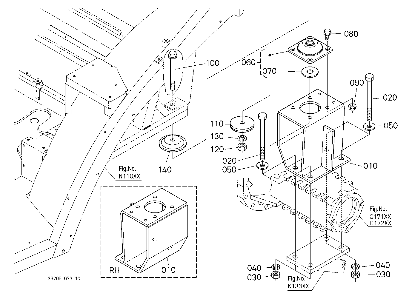 Cab Bracket Rear
