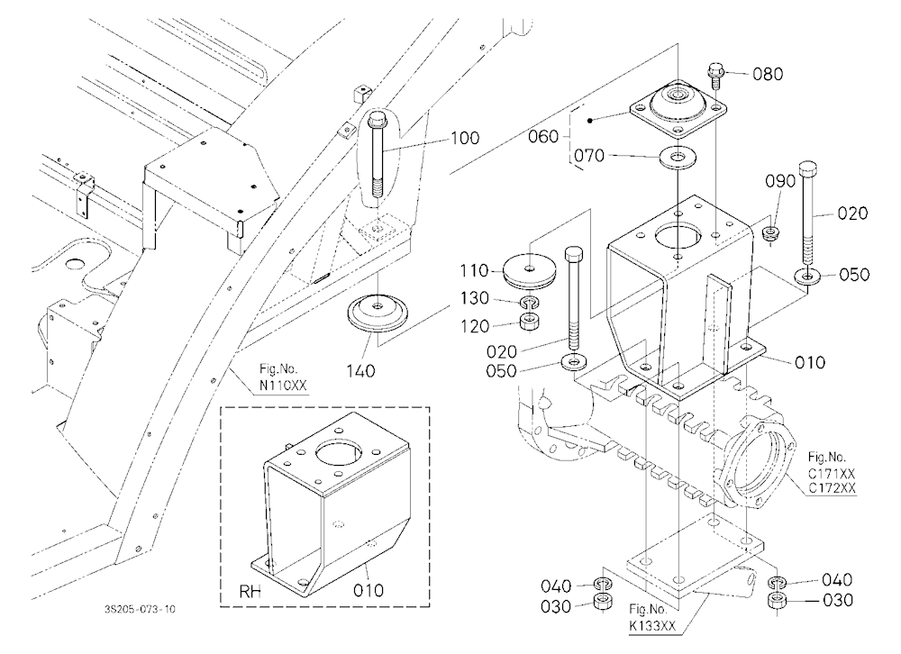 Cab Bracket Rear
