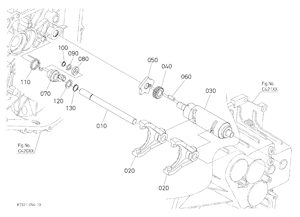 Main Gear Shift Fork