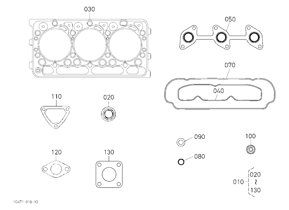 Upper Gasket Kit