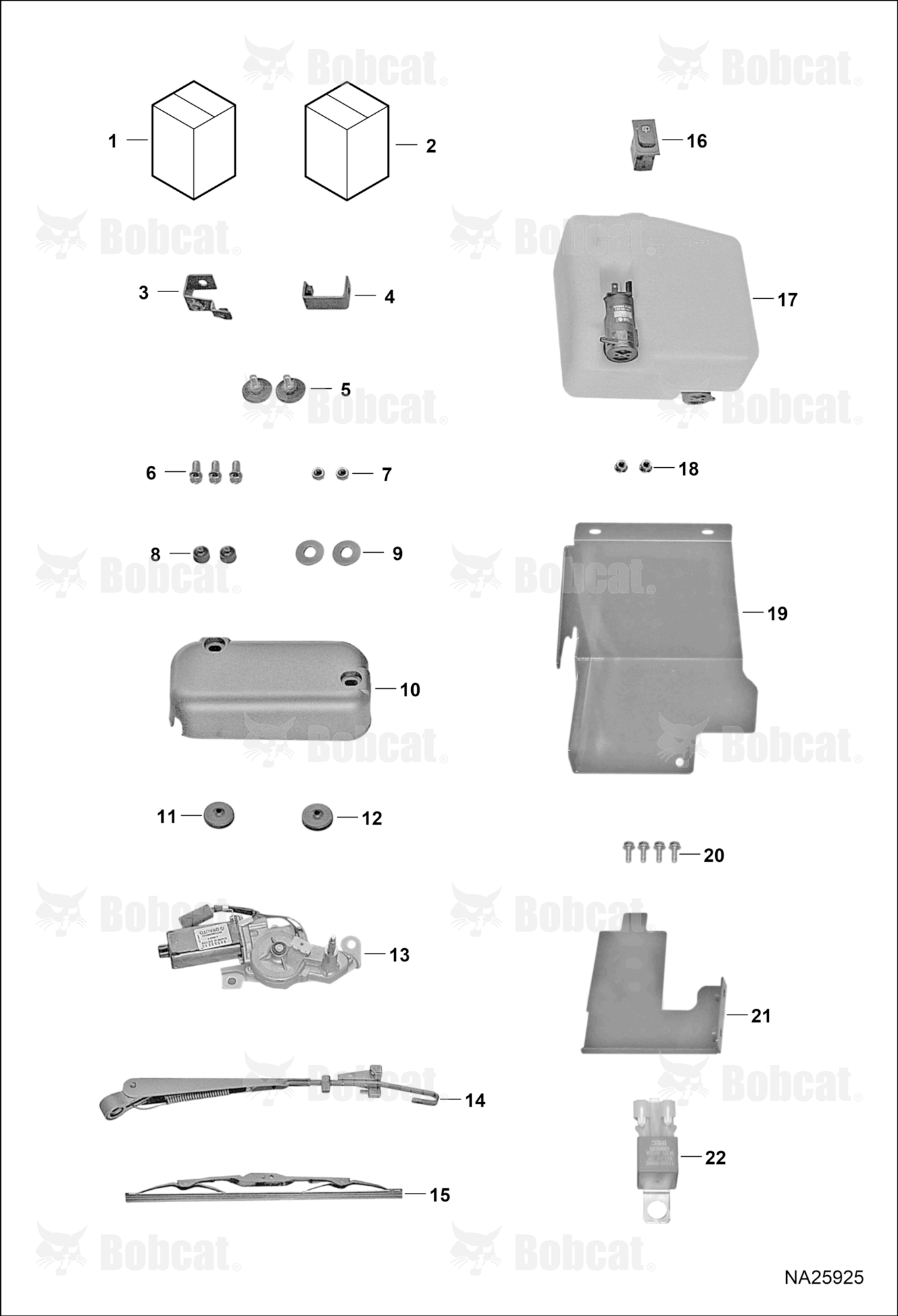 Kit Wiper Rear