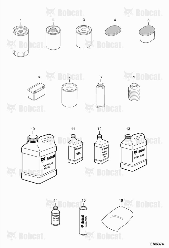 Maintenance Items (Service Parts)