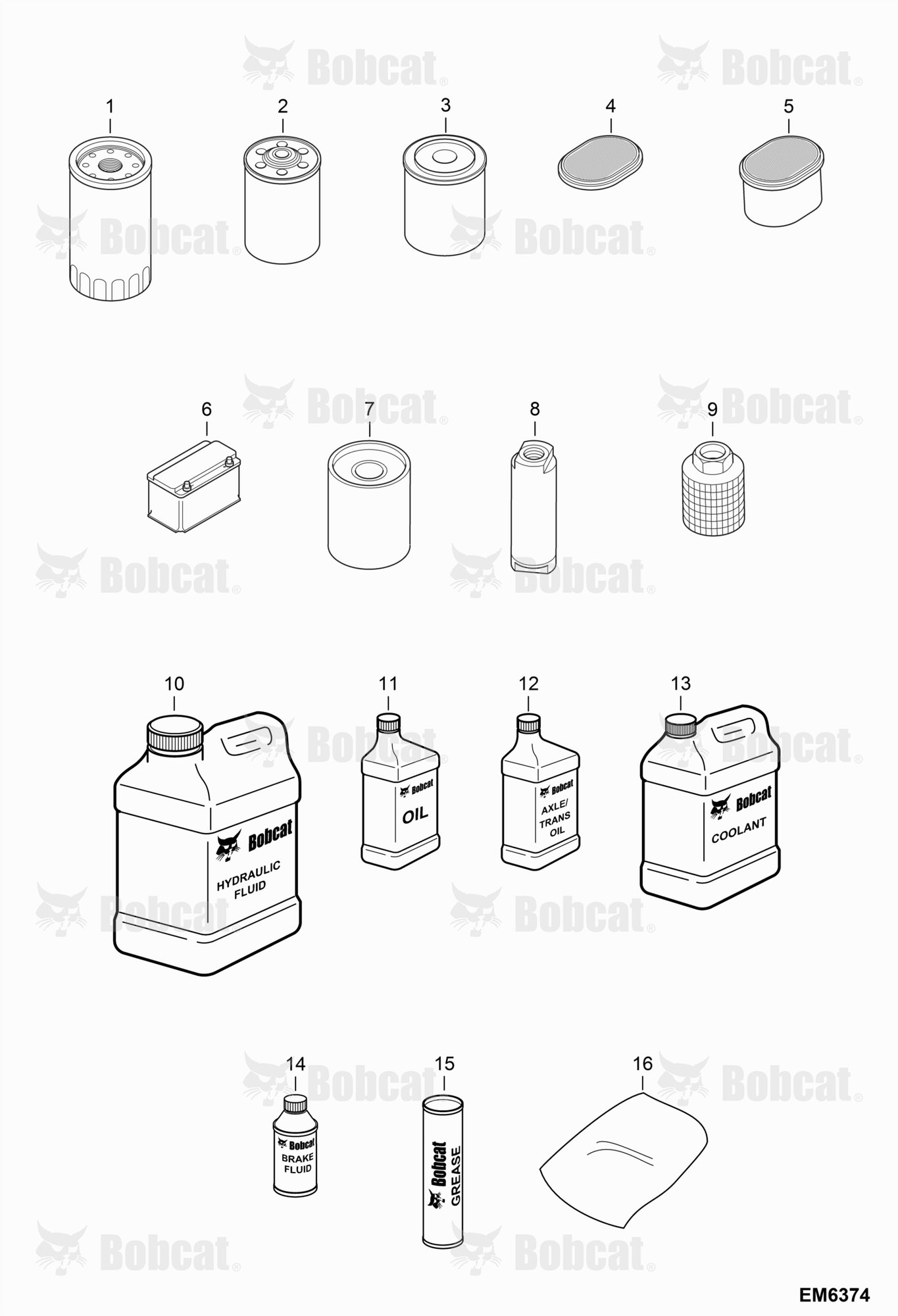 Maintenance Items (Service Parts)
