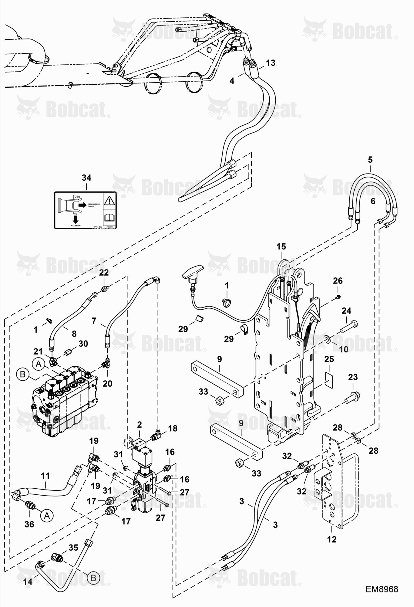Rear Hydraulics (Hook)