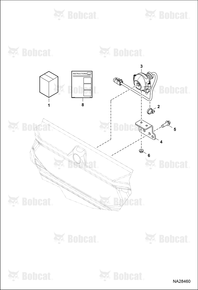 Rear Camera Kit B4SC29713 & Above