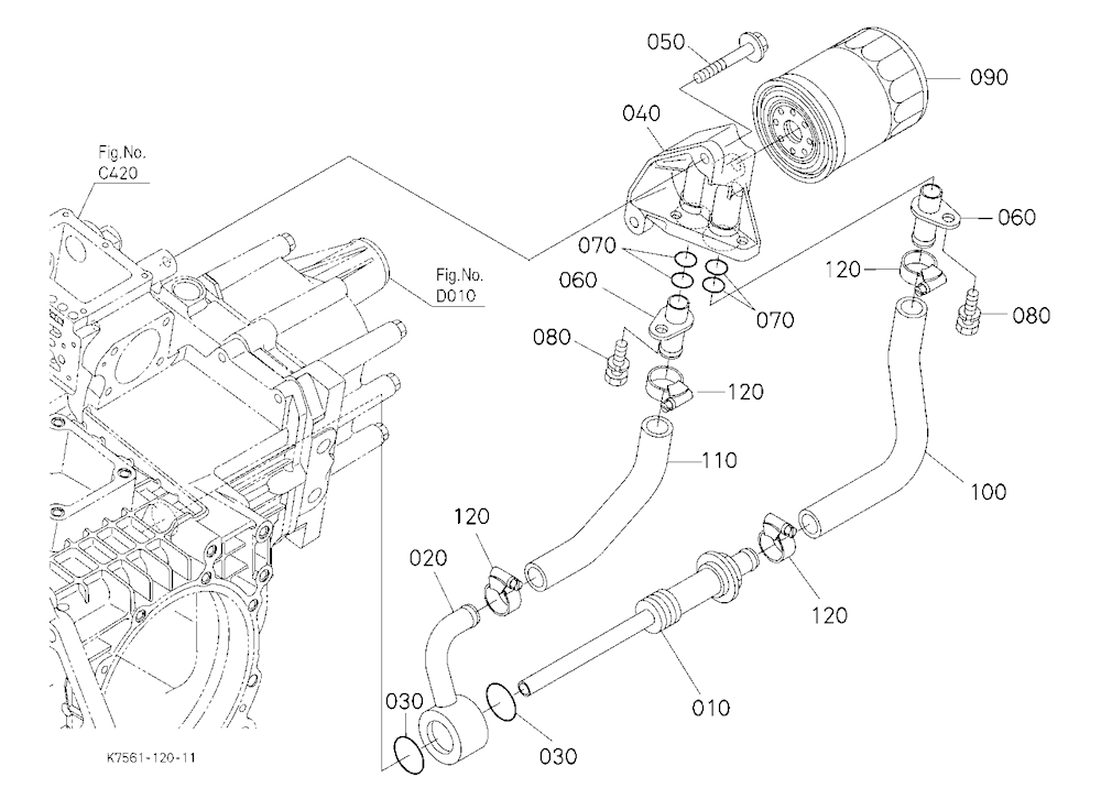 Hydraulic Oil Line(Hst)