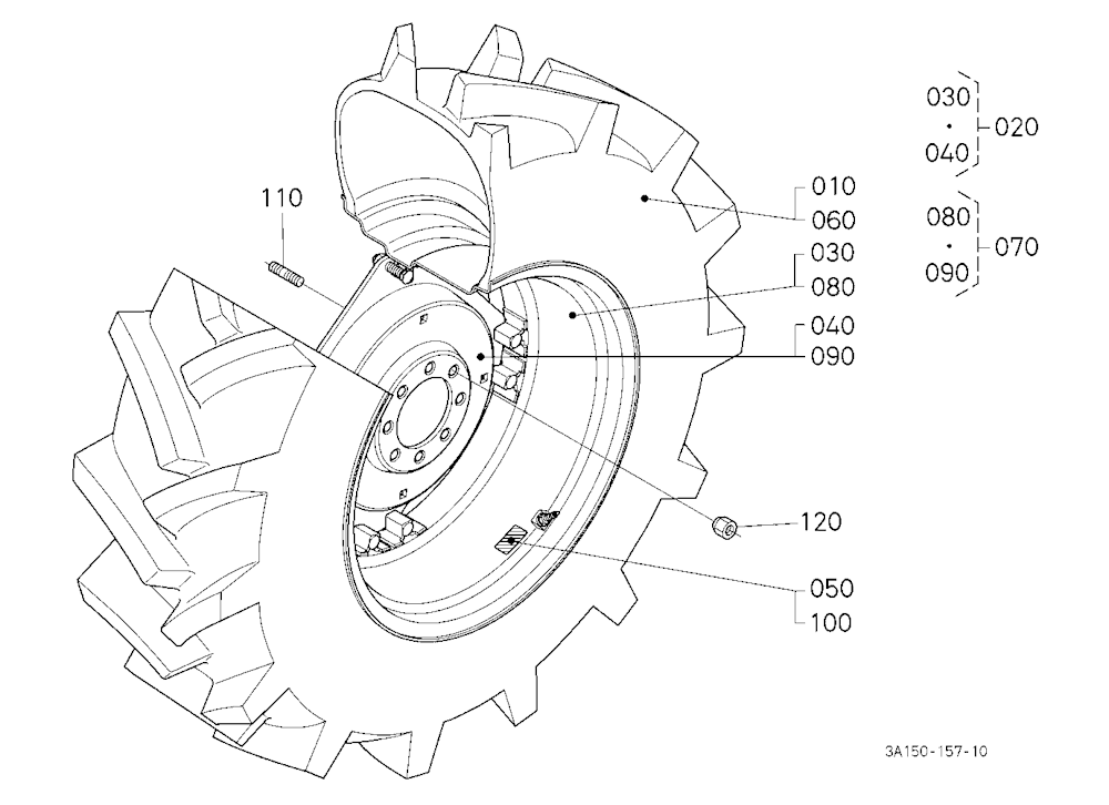 Rear Wheel (18.4R30) [A]