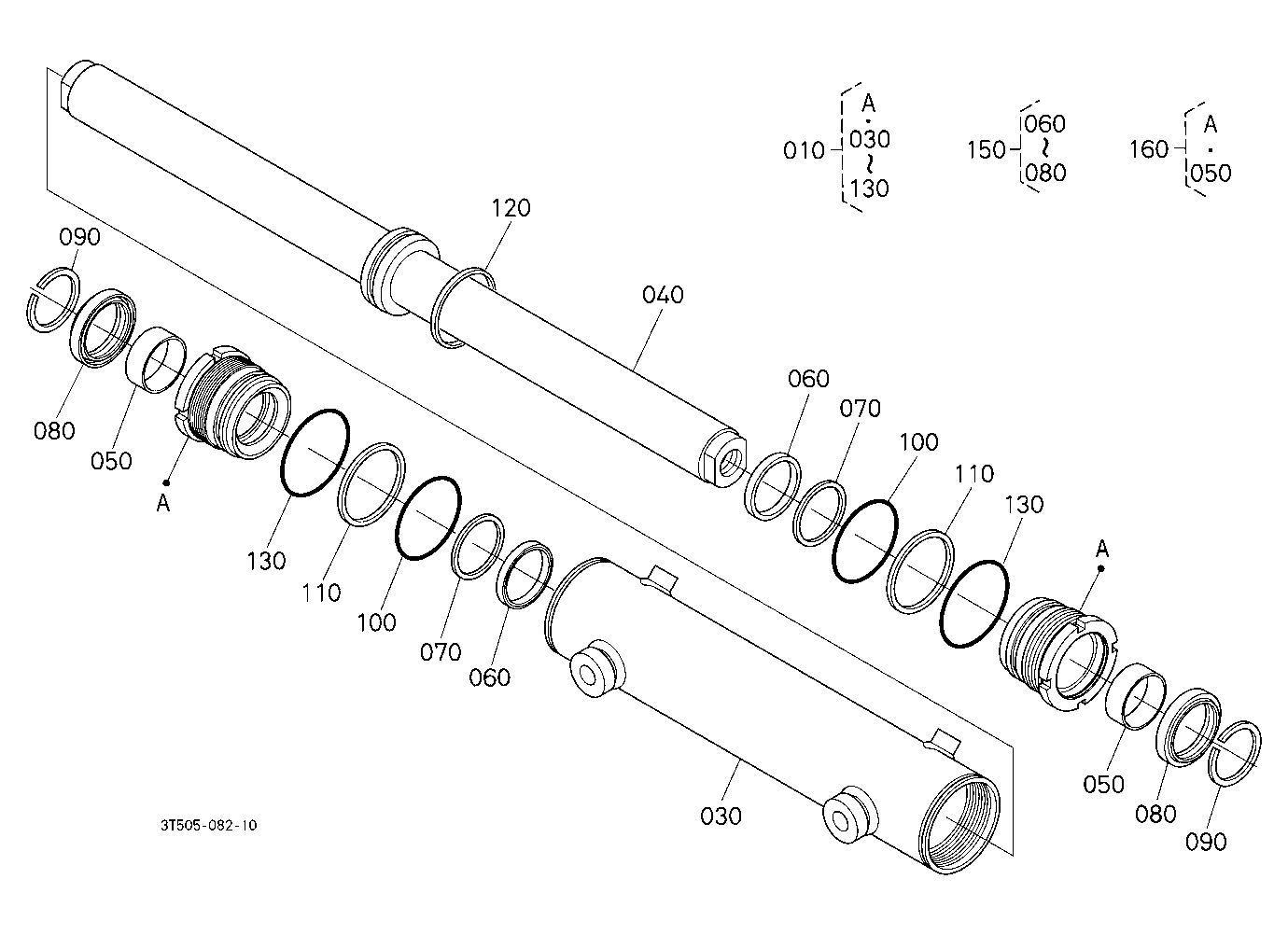 Steering Cylinder [Component Parts] [Old]