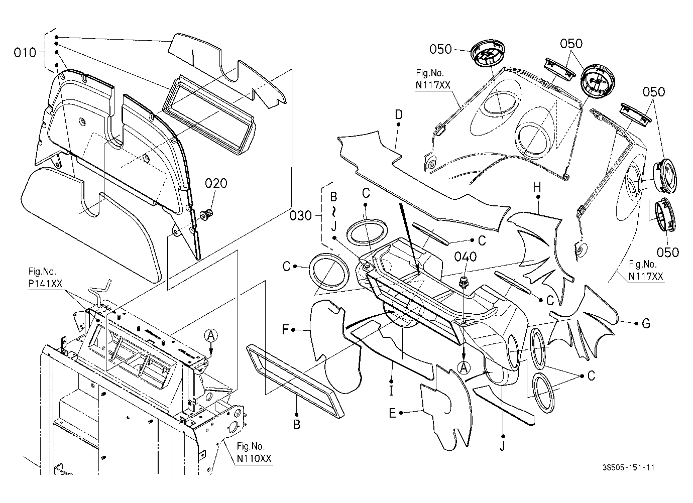Dashboard Air Outlets