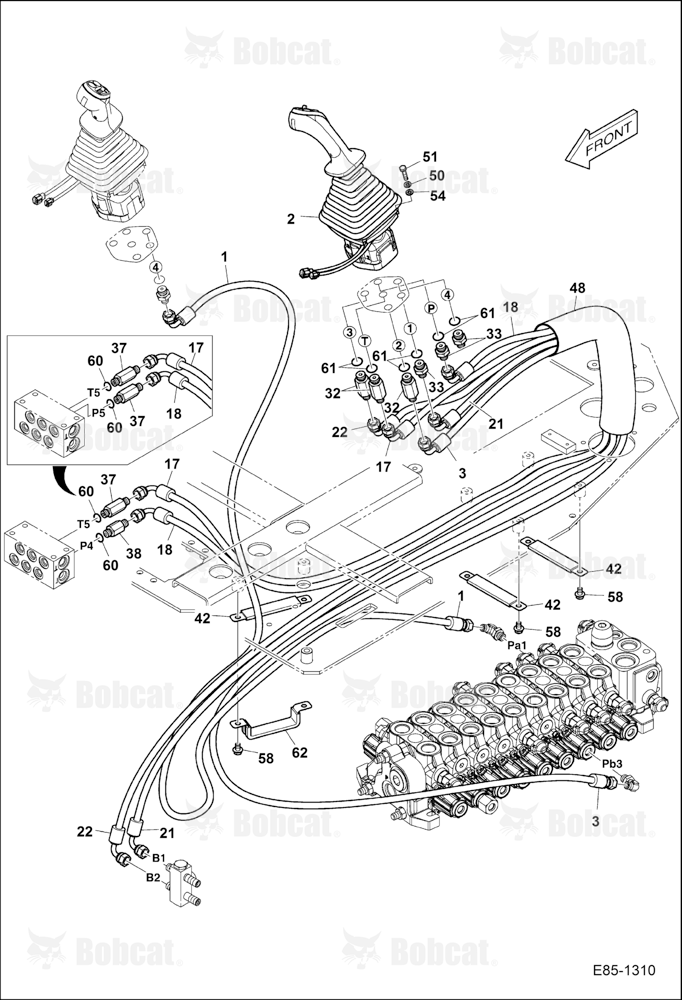 Hydraulic Circuitry (LH Joystick)