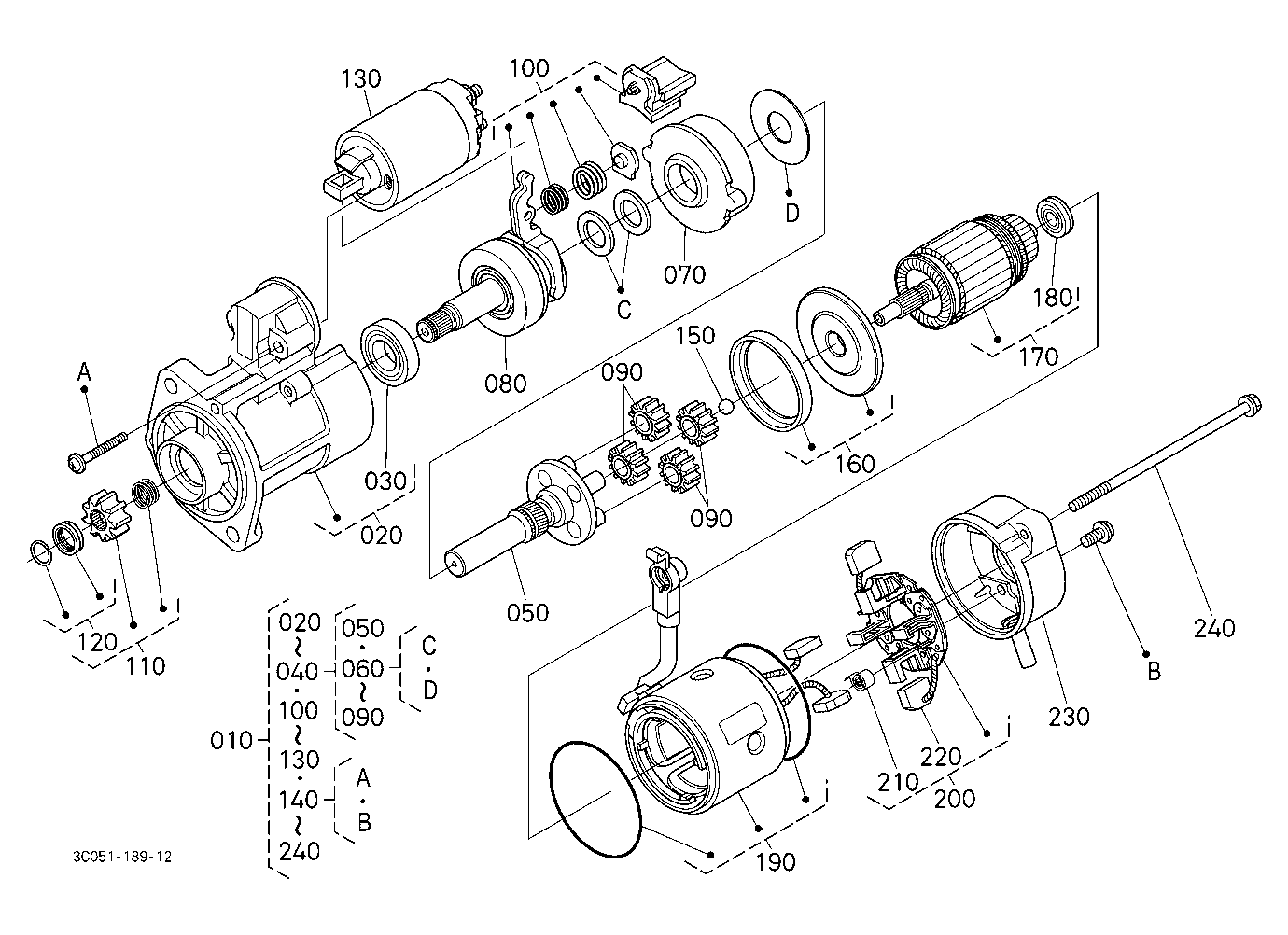 Starter [Component Parts] [Old](Not For Reman Unit