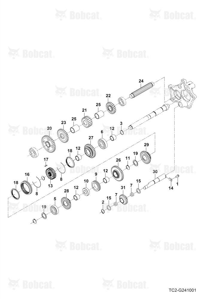 Main Shift Shaft Group