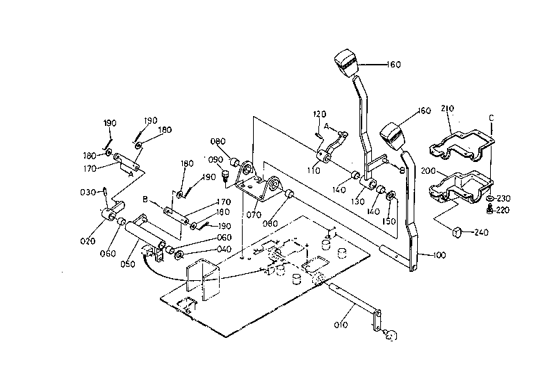 Aux.Control Lever