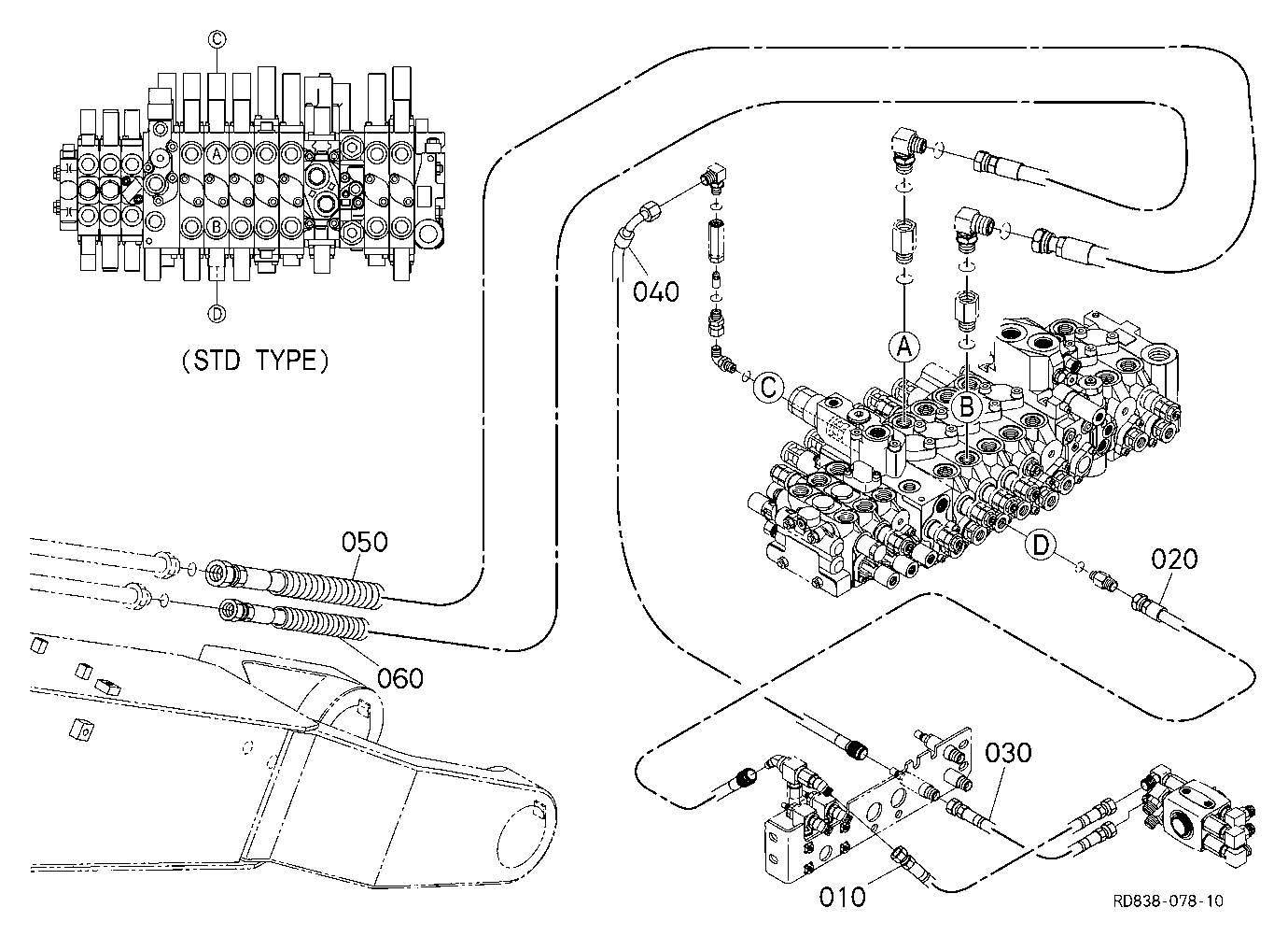 Oil Piping (Arm 1)