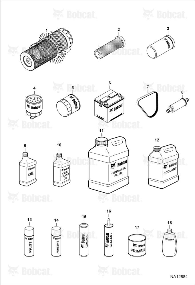 Maintenance Items (Service Parts)