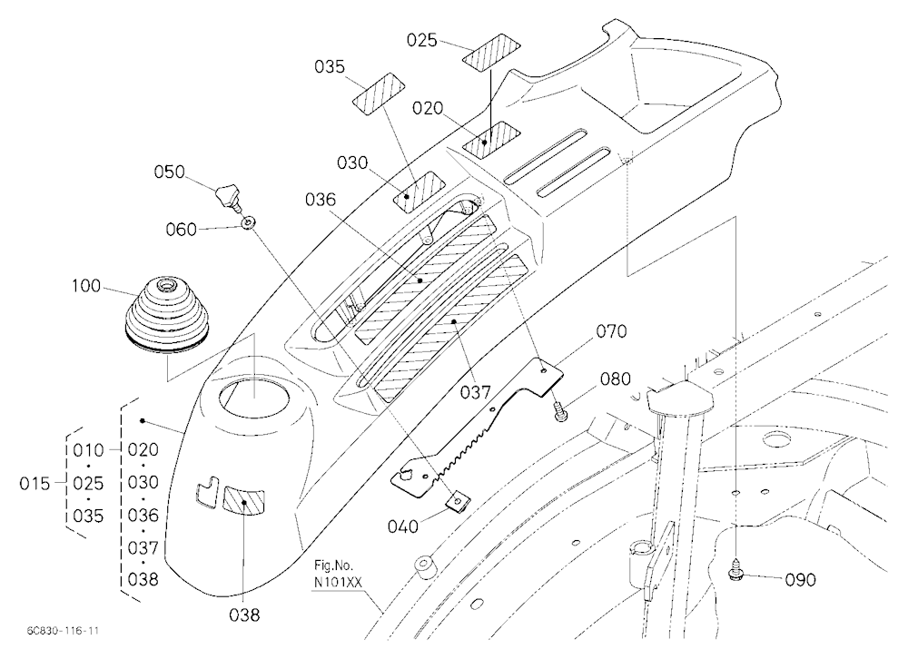 Lever Guide Rh