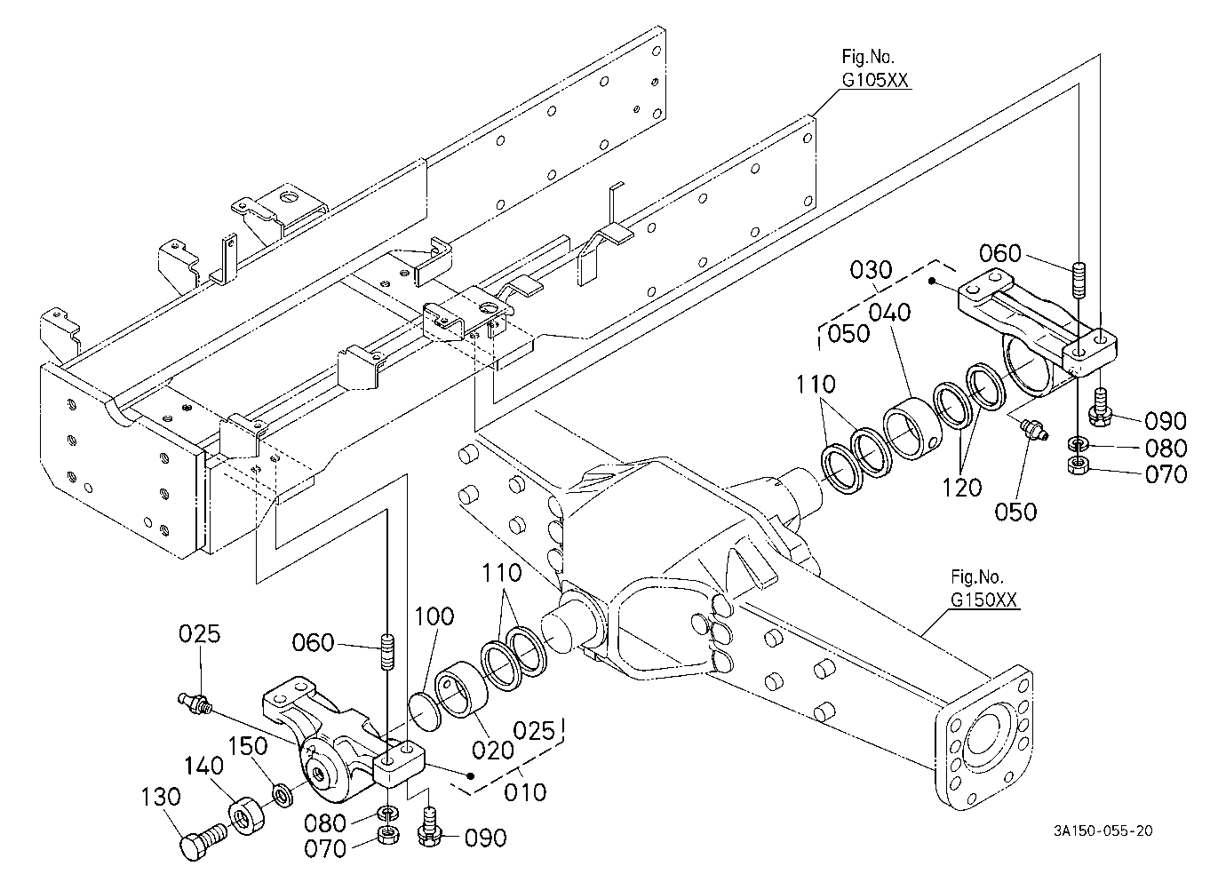 Front Axle Bracket [Rops Type]