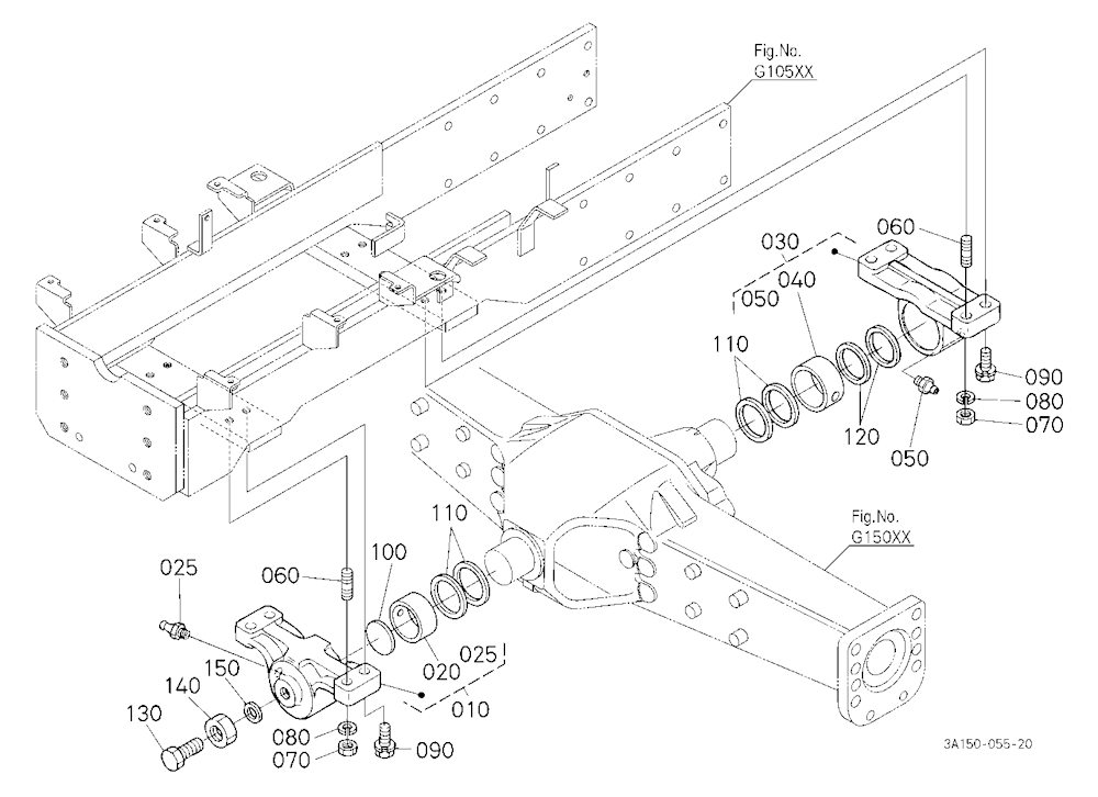 Front Axle Bracket [Cab Type]