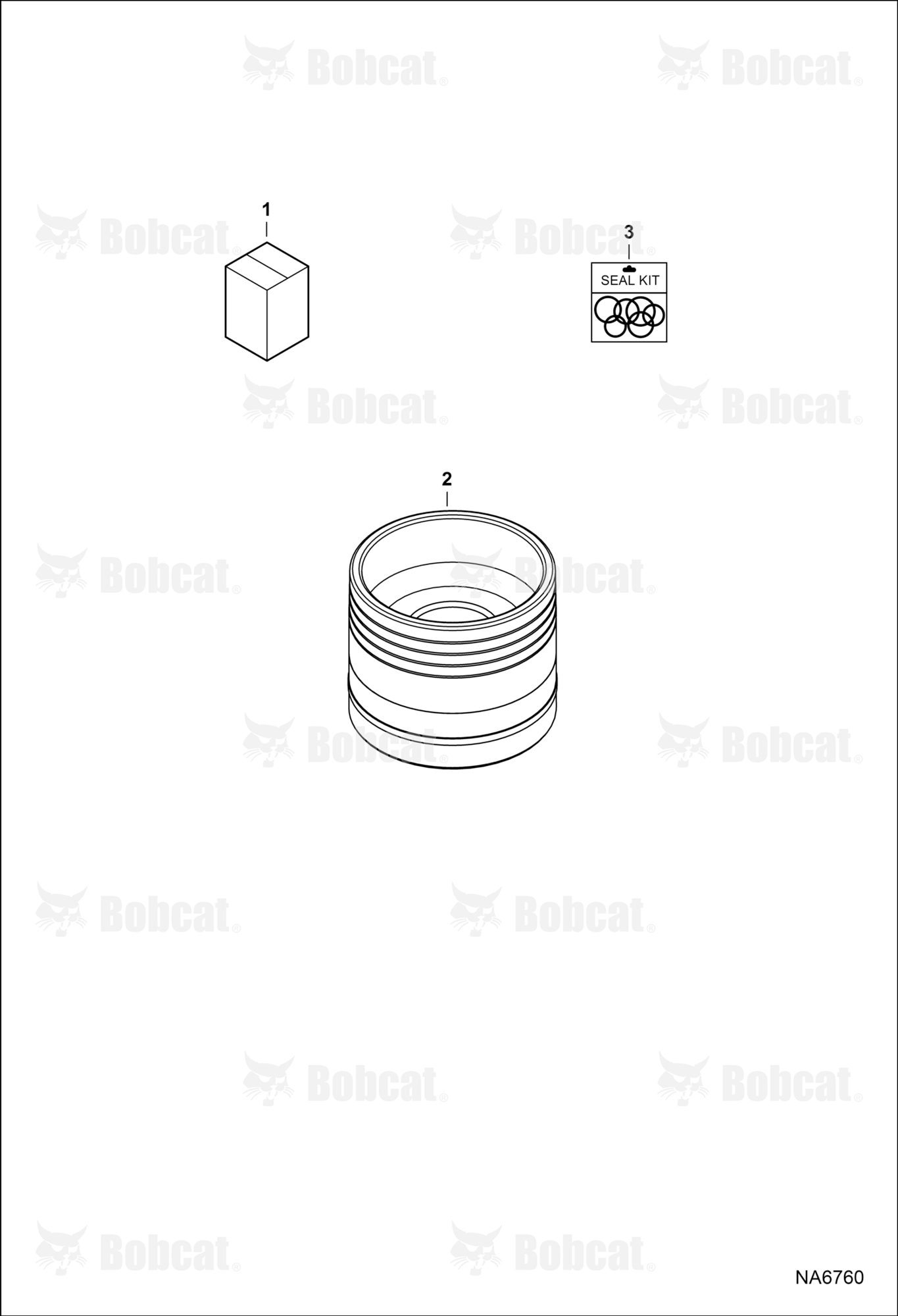 Lift Cylinder Cushion (Piston) (63,5 mm (2.5") long)
