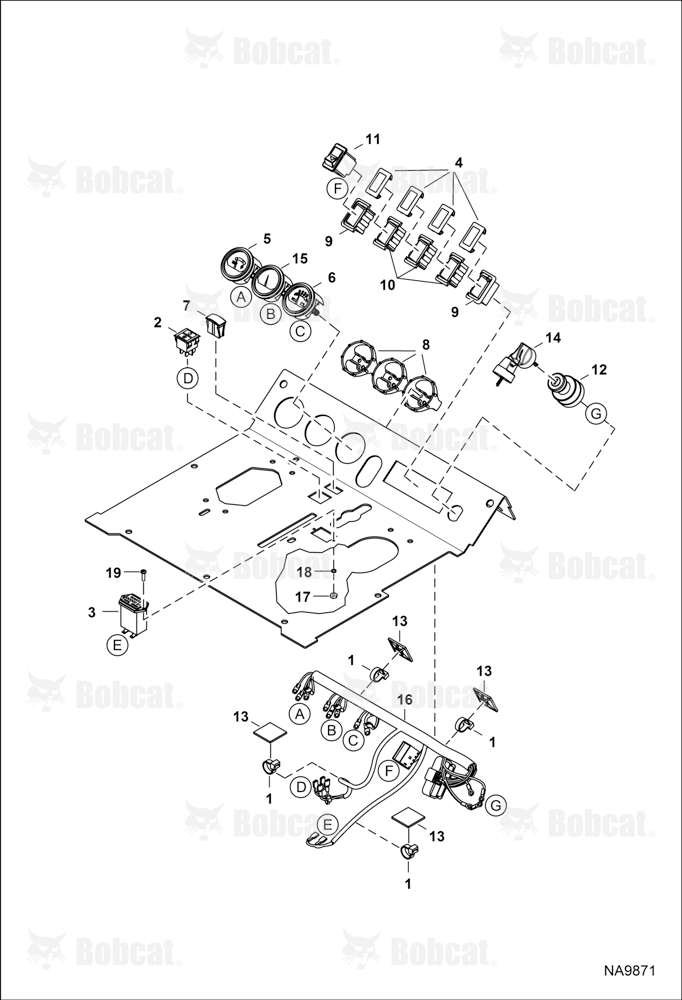 Console Electrical Circuitry  B3TR11001 - B3TR14383