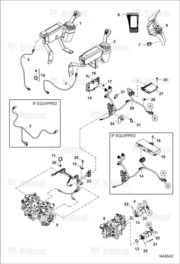 Controls Electrical (Selectable Joystick Controls) (3 Connection ACS Controller) B1ED11001 - B1ED15243
