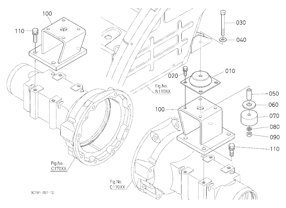 Cab Bracket Rear
