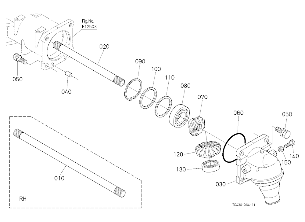 Bevel Gear Shaft