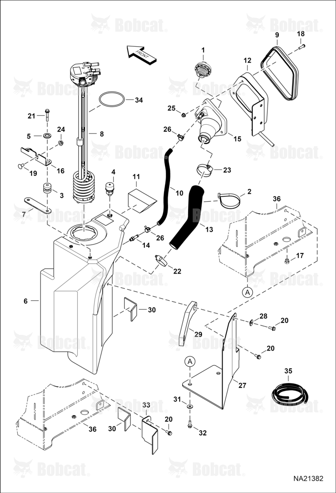 Engine & Attaching Parts (SCR System) (Tank)