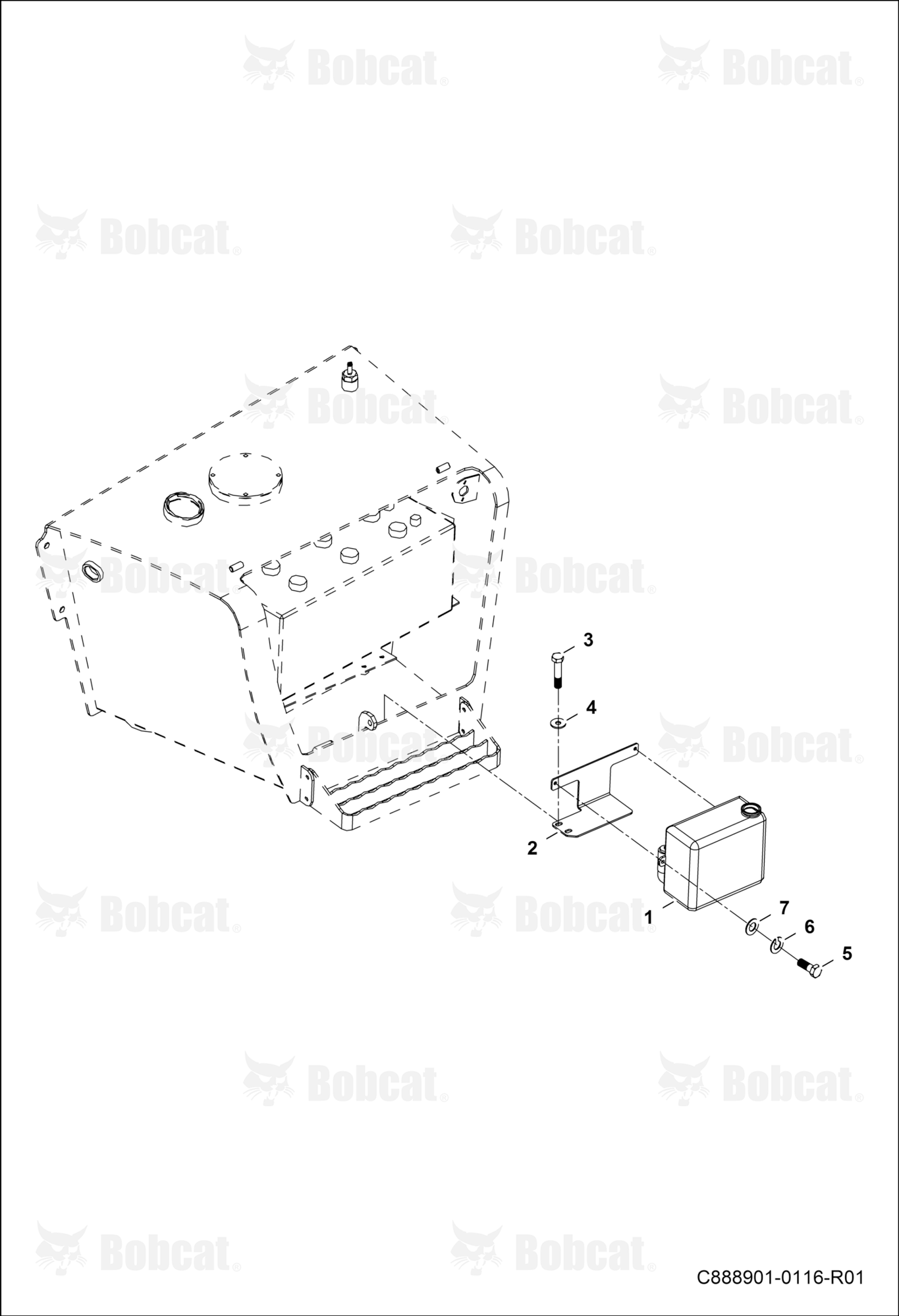 Windshield Wiper Reservoir