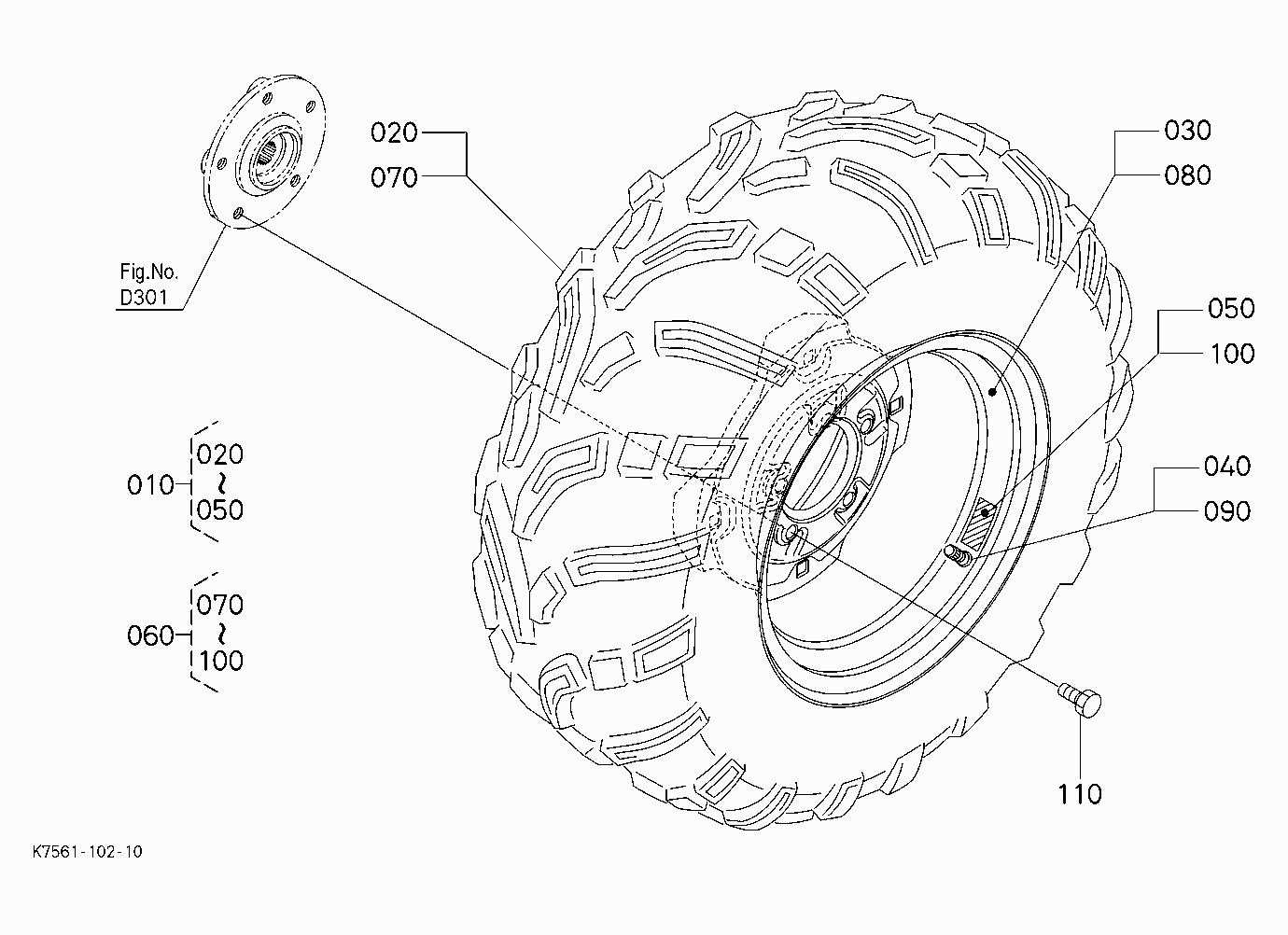 REAR WHEEL(25*11-12)
