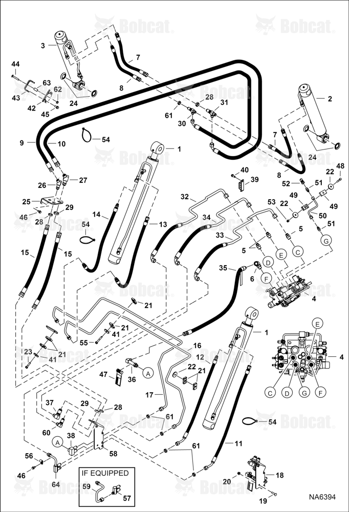 Hydraulic Circuitry (W/O BPV Junction Block) ASRV11385 & Above