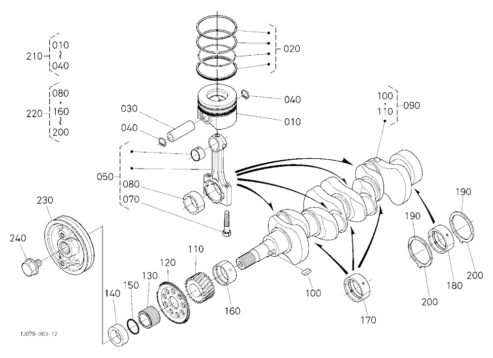 Piston And Crankshaft