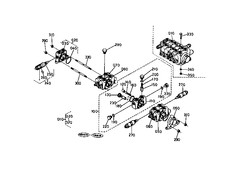 Control Valve (1) and Component Parts Except [Uae]