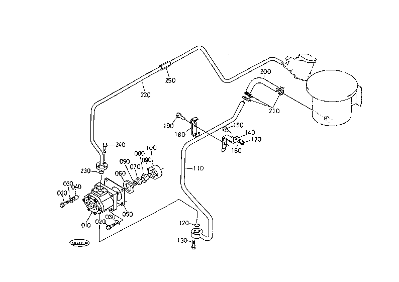 Power Steering Oil Pump W/O Cab