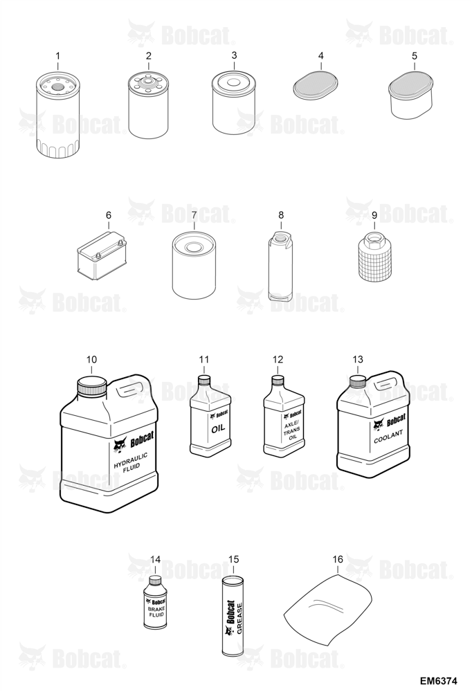 Maintenance Items (Service Parts)