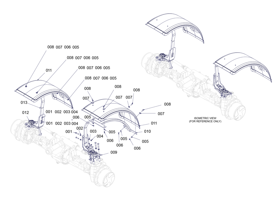 Front Fenders - Dynamic 480Mm
