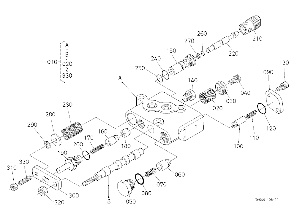 Control Valve [Component Parts] [Old Type]
