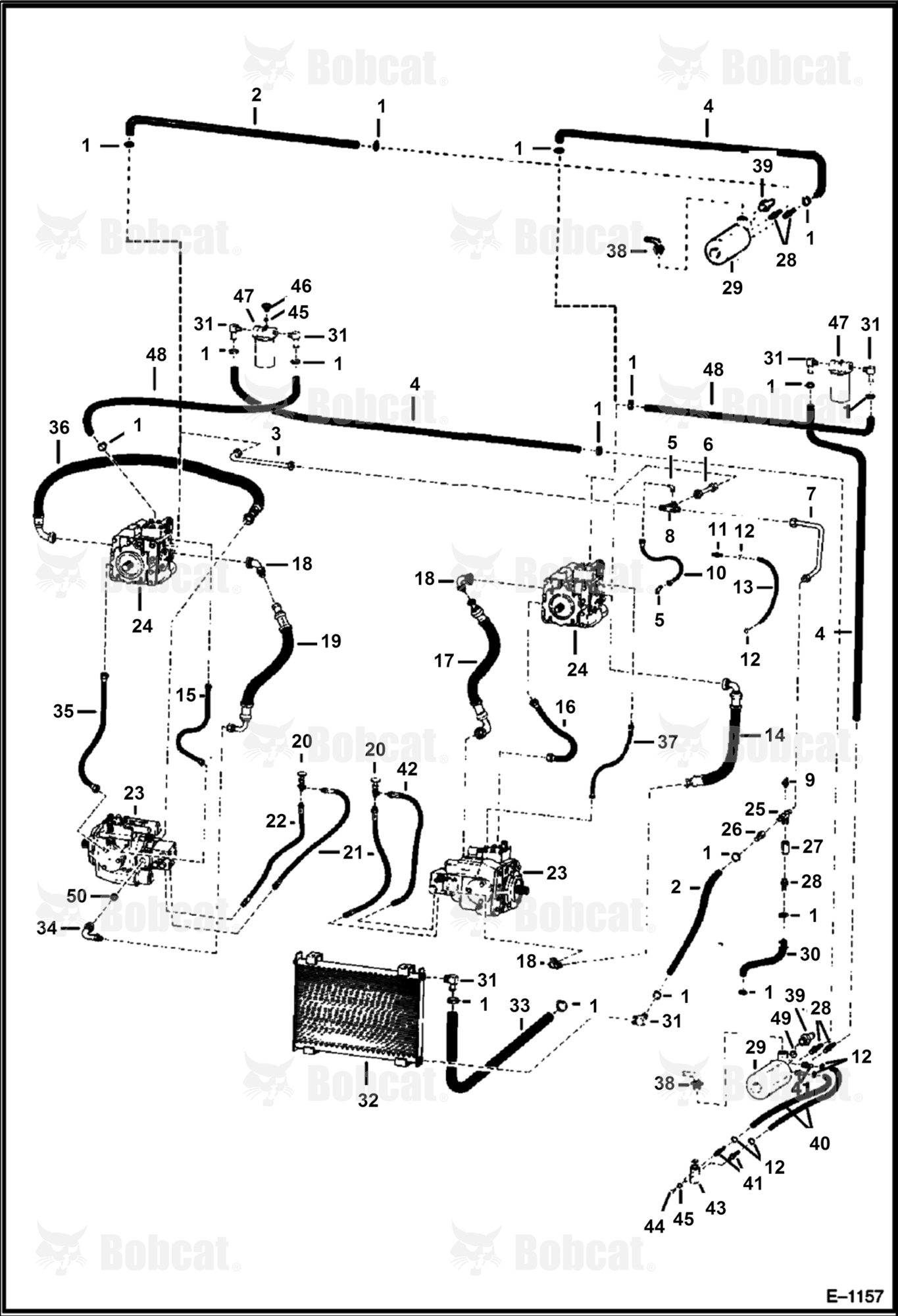 Hydrostatic Circuitry  4963M11001 - 4963M12365